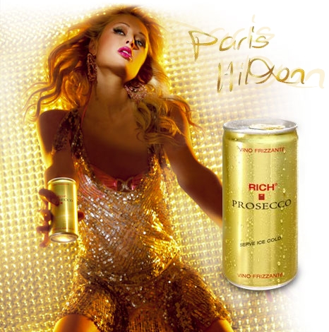 Paris Hilton Rich Prosecco poster