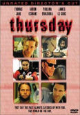 DVD cover for movie Thursday starring Paulina Porizkova