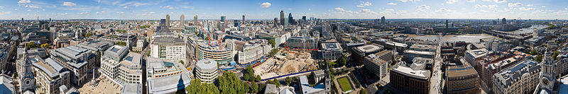 360 panoramic view of London 