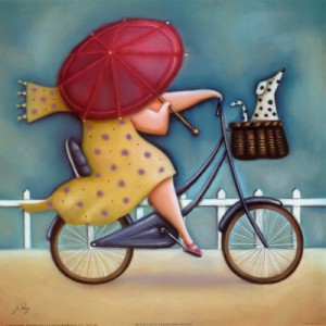 bicycle-lady-red-umbrella-red-dress-art-print